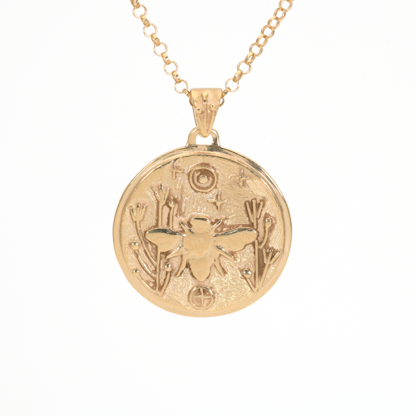 Bee Medallion Necklace