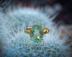 Green Amethyst Ring