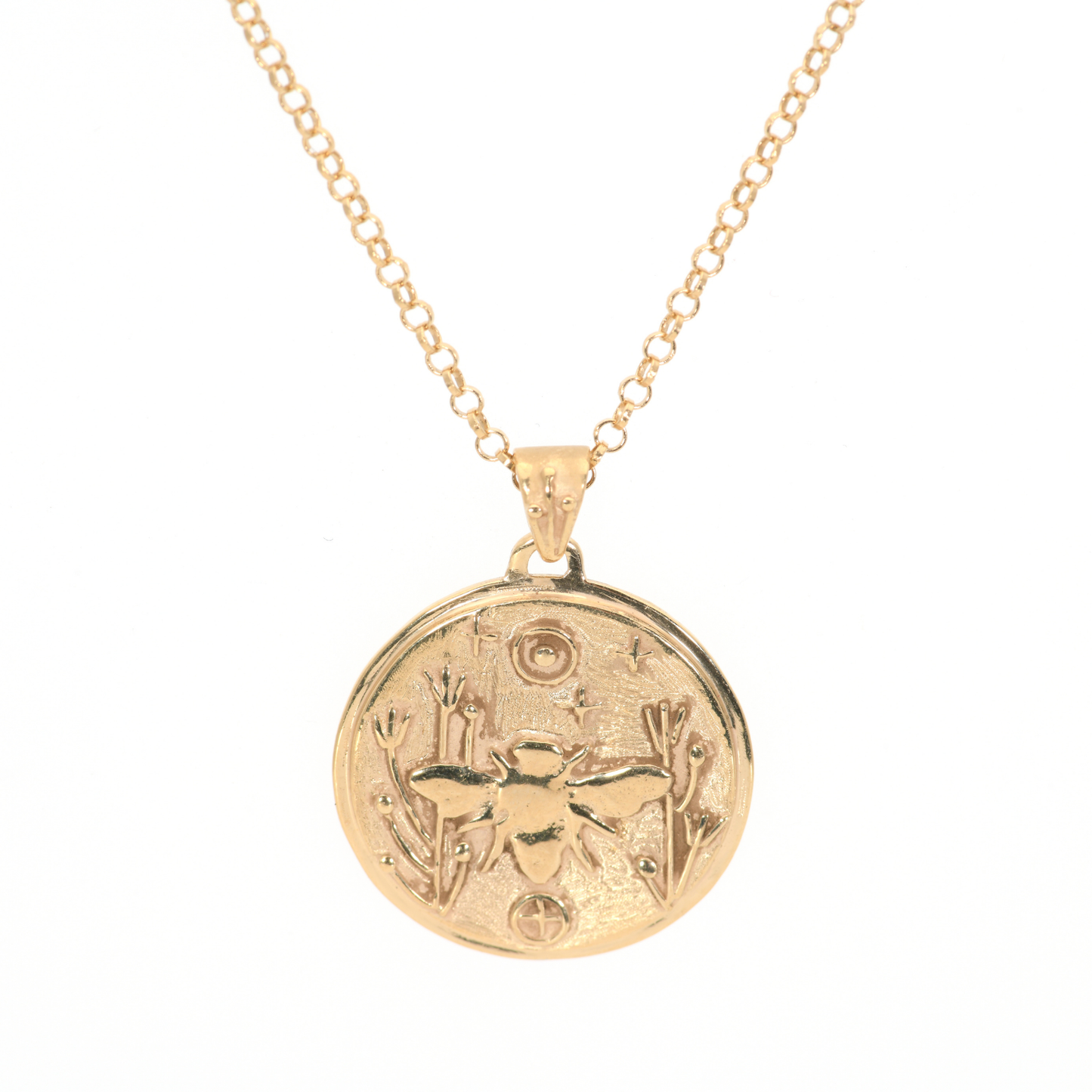 Bee Medallion Necklace