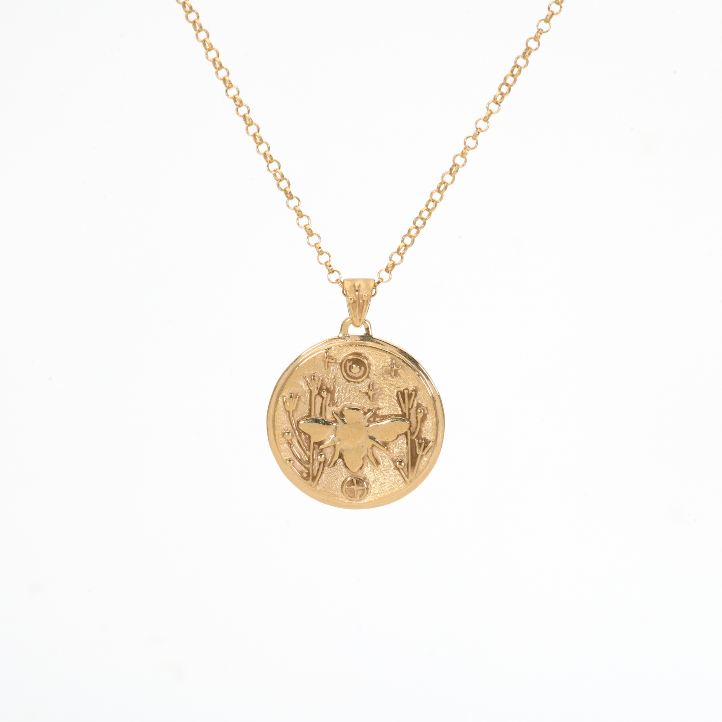 Bee Medallion Necklace