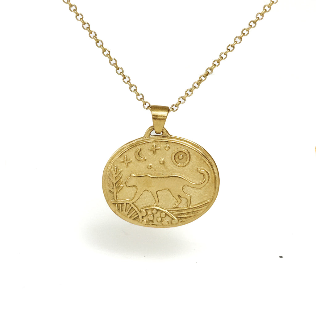 Lioness Under a Starry Night Pendant – Totem Collection
