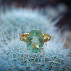 Green Amethyst Ring