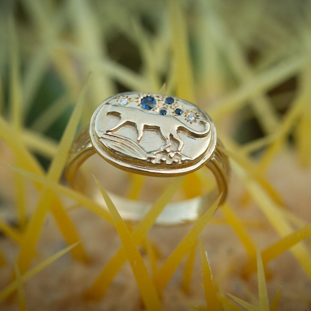 Starry Night Tigress Ring