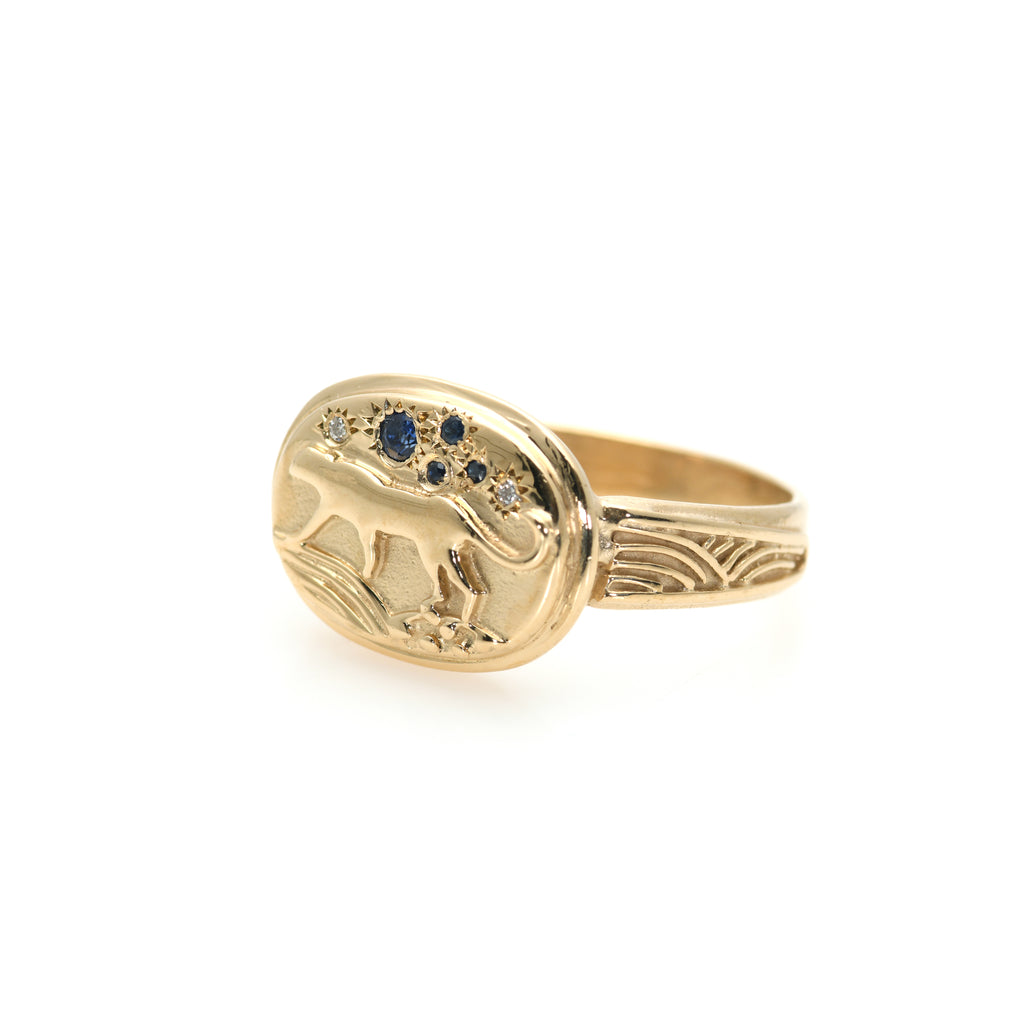 Starry Night Tigress Ring