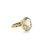 Green Amethyst Ring