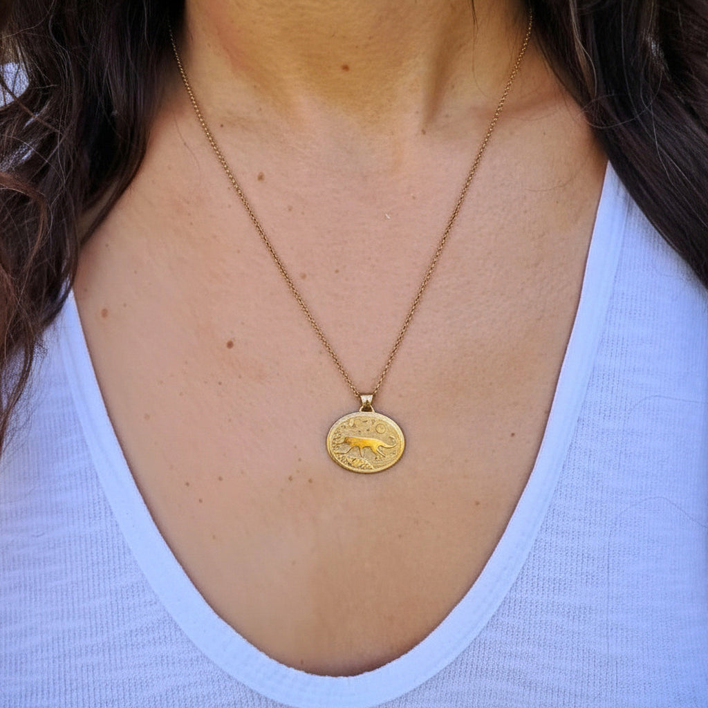 Lioness Under a Starry Night Pendant – Totem Collection