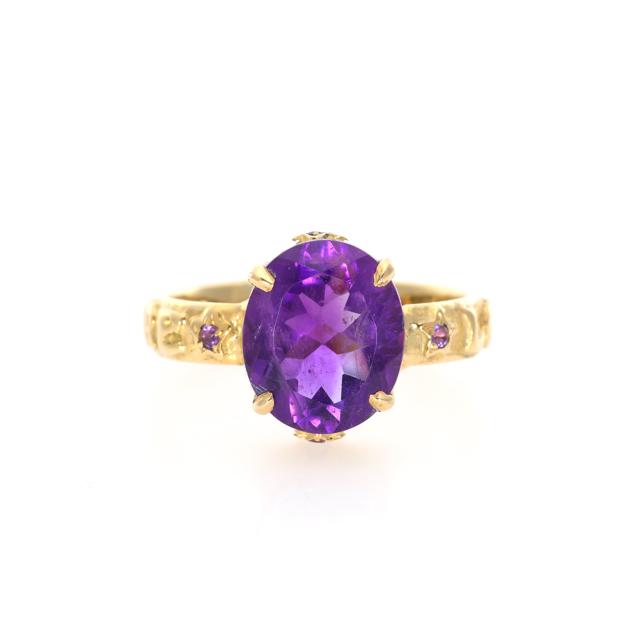Purple Amethyst Ring