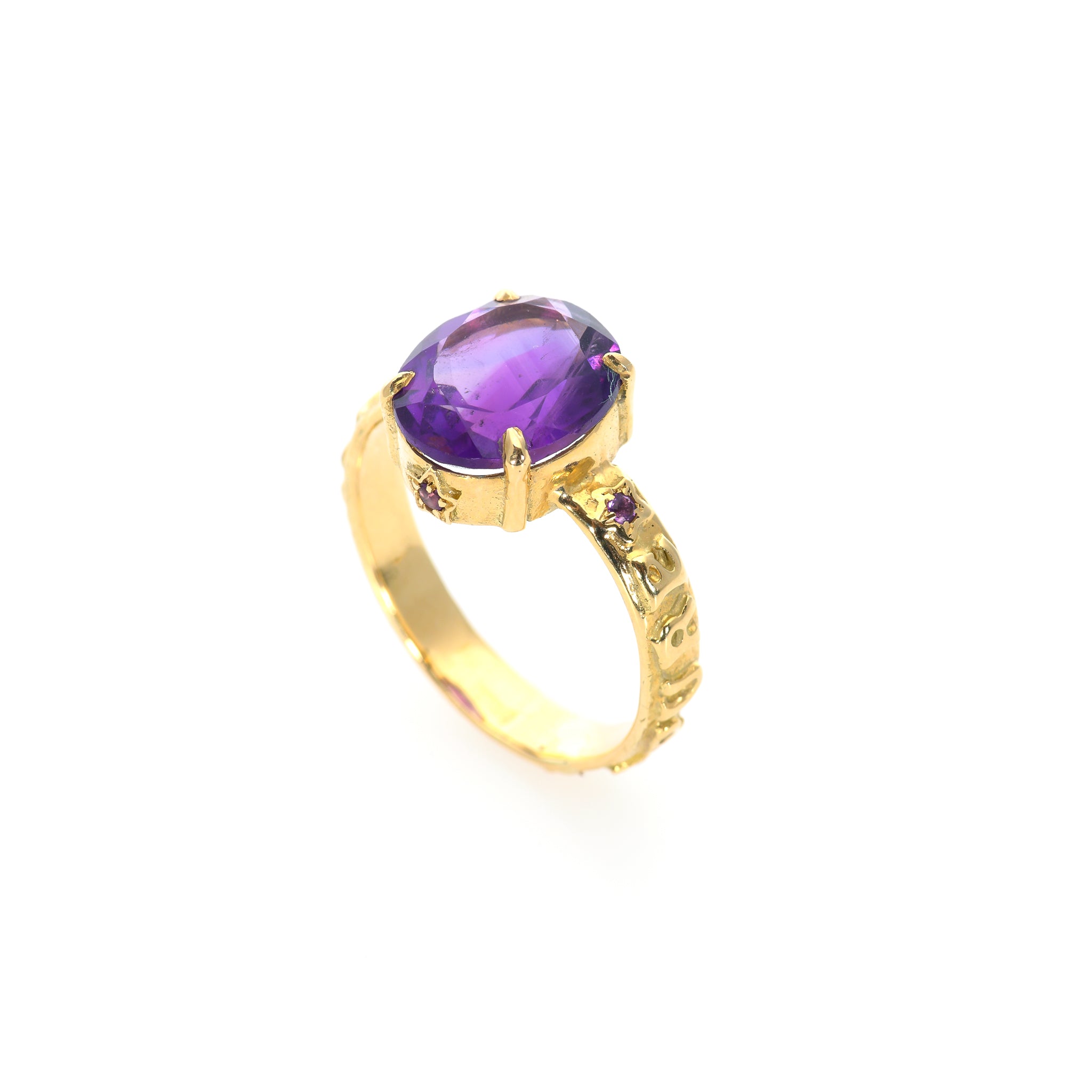 Purple Amethyst Ring