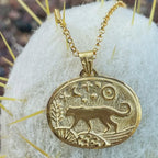 Lioness Under a Starry Night Pendant – Totem Collection